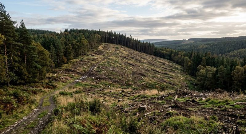 Hill Clearing in Marietta, GA