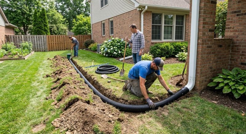 Drain Trenching in Atlanta, GA