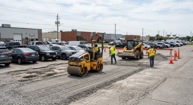 Parking Lot Gravel Repair in Orem, UT
